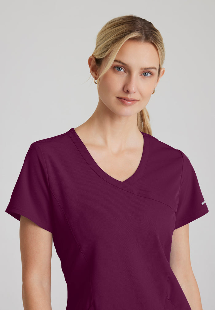 Reliance Top - Wine - Grey's Anatomy Scrubs