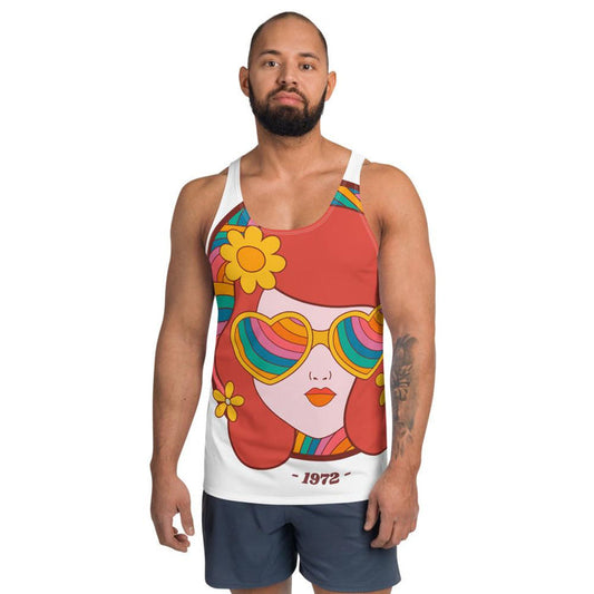 Retro Miss Oh Men's Tank Top - Billyforce Shop