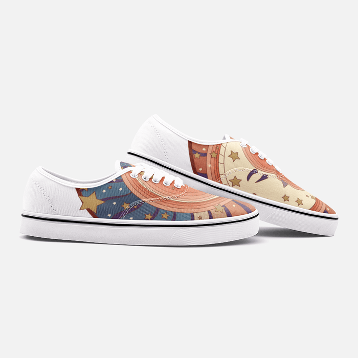 Retro Sweet Dreams - Unisex Canvas Shoes Fashion Low Cut Loafer Sneakers - Billyforce Shop