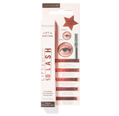 REVOLUTION Lift & Define 5D Lash Extreme Extension Mascara ماسكارا تطويل ورفع الرموش من ريفلوشن