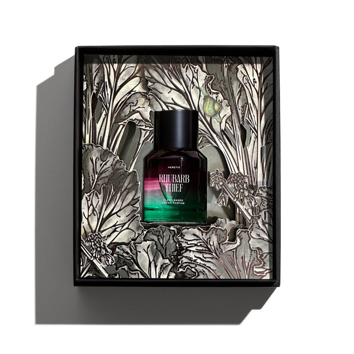 Heretic Parfum-Rhubarb Thief-Fragrance-Rhubarb-Thief-Packaging-The Detox Market |