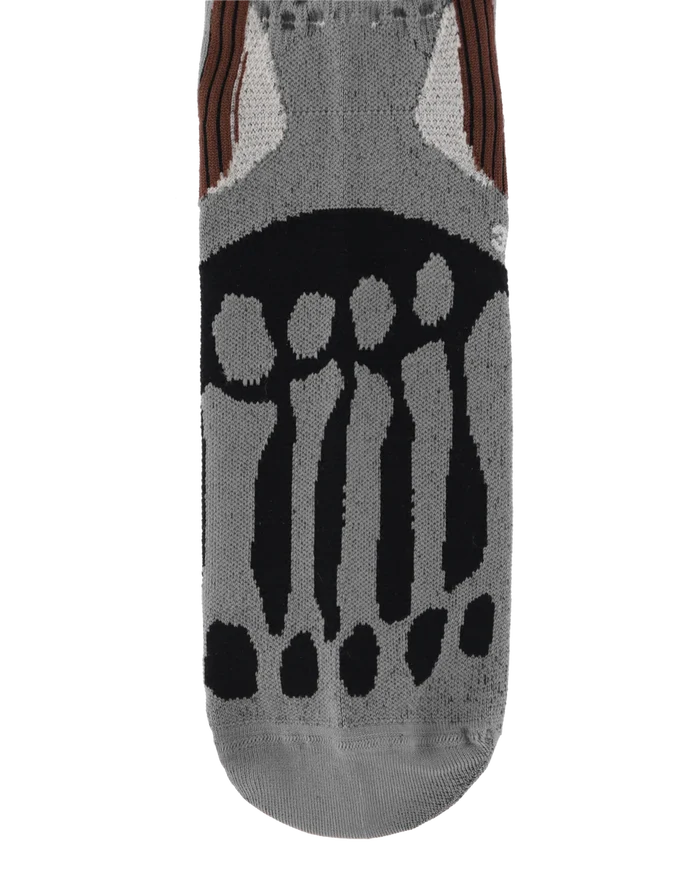 ROA - Bones Long Socks Dark Brown