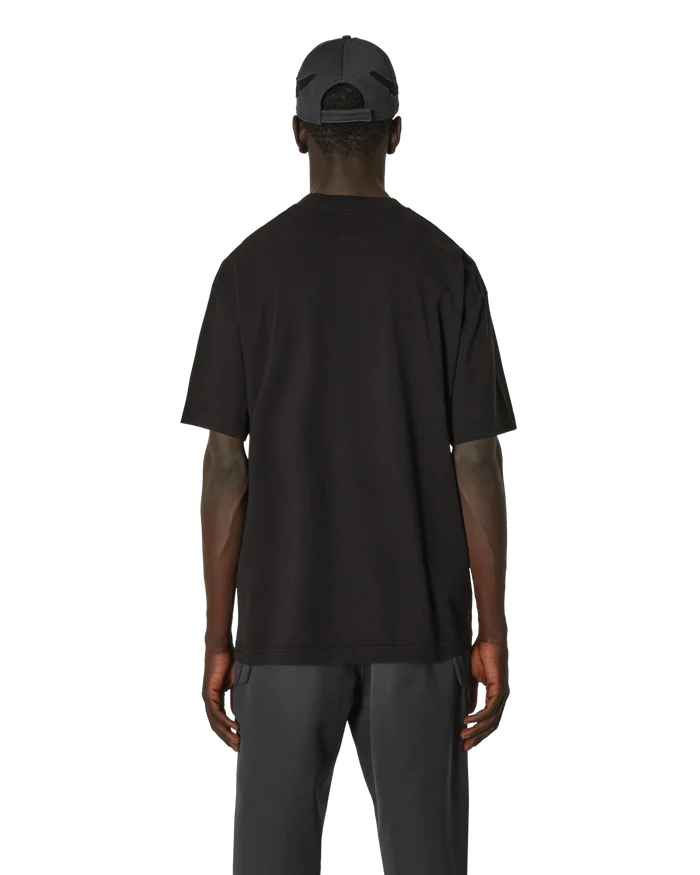 ROA - Light Regular Tee Black - T-shirts - RMBW0254JY22