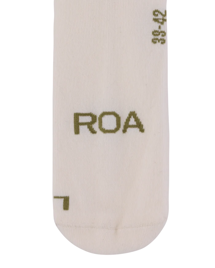 ROA - Logo Socks Bone White - Accessoires - RBMW079YA04