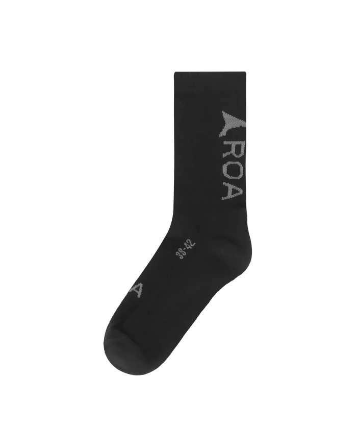 ROA - Logo Socks Black - Accessoires - RBMW079YA04