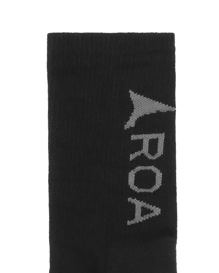 ROA - Logo Socks Black - Accessoires - RBMW079YA04