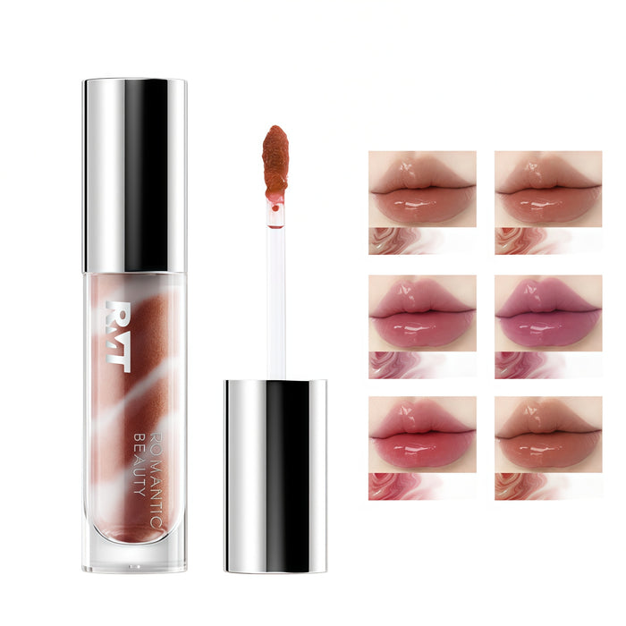 ROMANTIC BEAUTY Glossy Moist Colorful Lip Gloss T5837