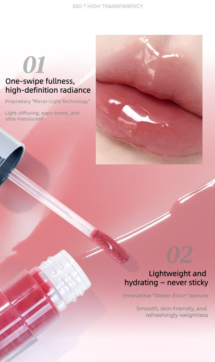 ROMANTIC BEAUTY Glossy Moist Colorful Lip Gloss T5837