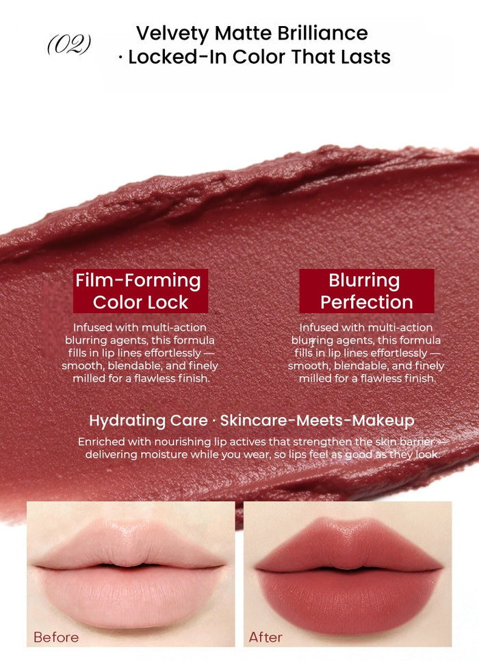 ROMANTIC BEAUTY Moist Velvet Matte Lipstick T5834
