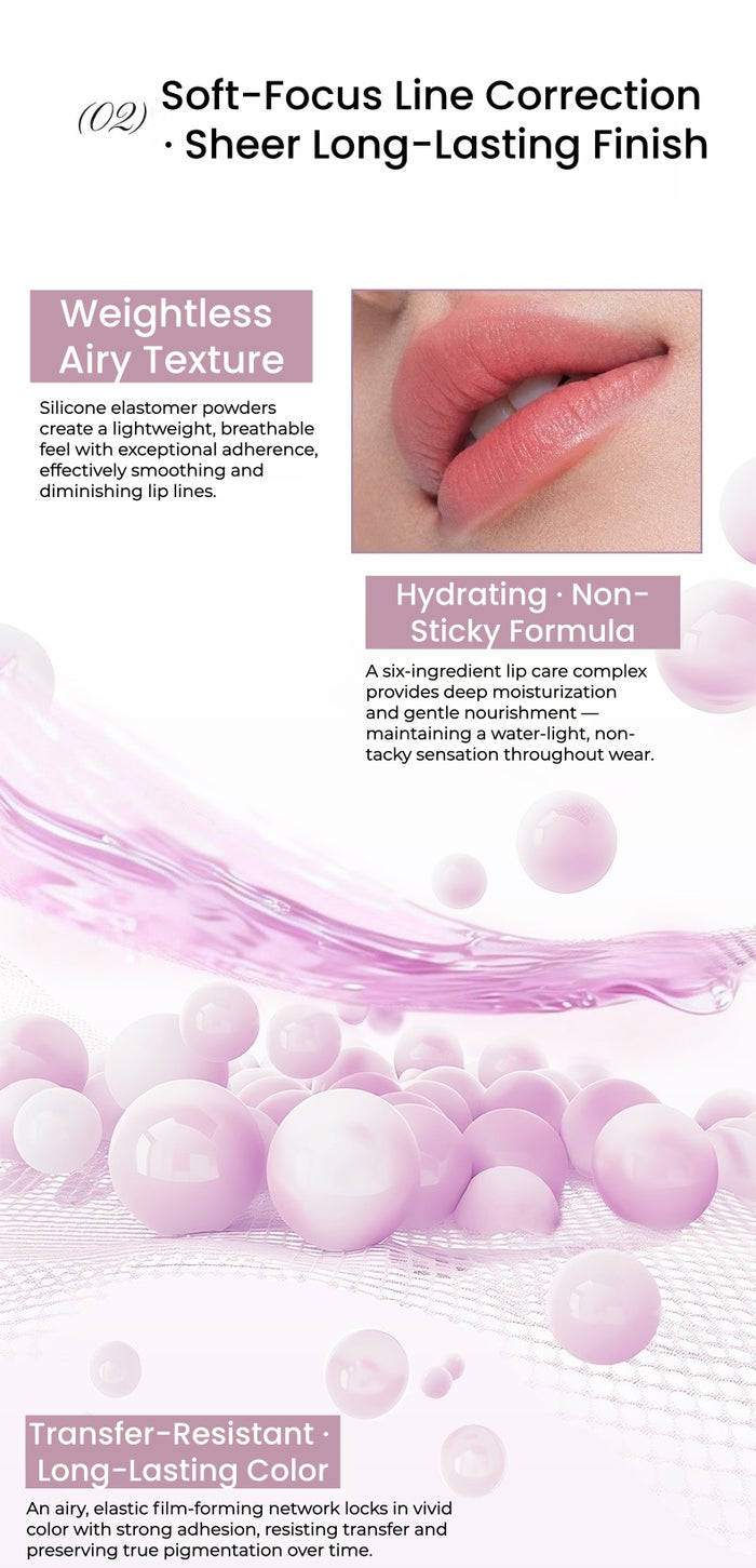 ROMANTIC BEAUTY X My Little Pony Moist Airy Matte Lip Glaze T5835