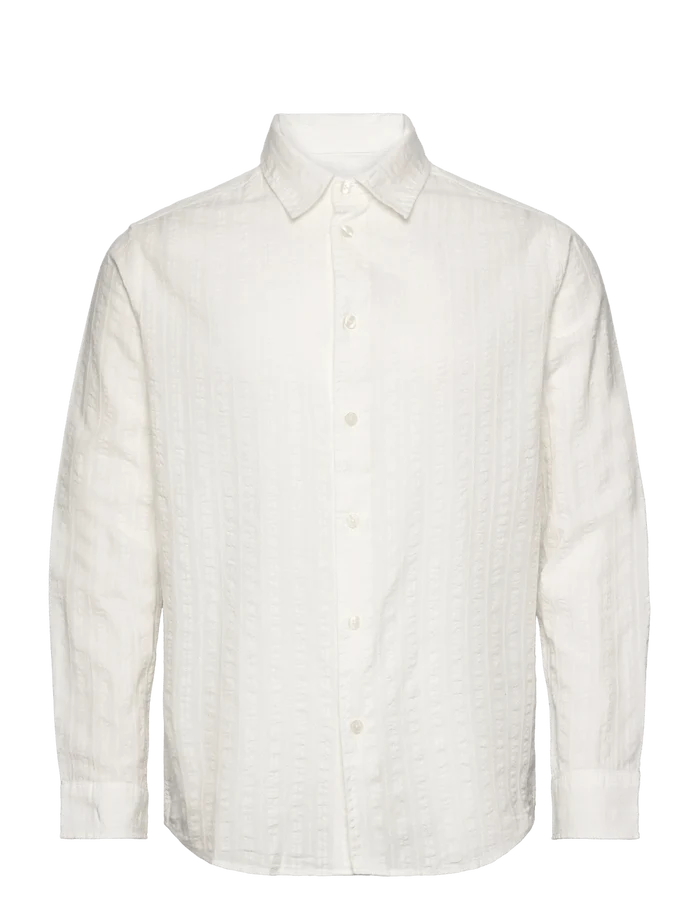 Samsoe Samsoe - Sadamon X Shirt - Clear Cream - Chemises - M24100049