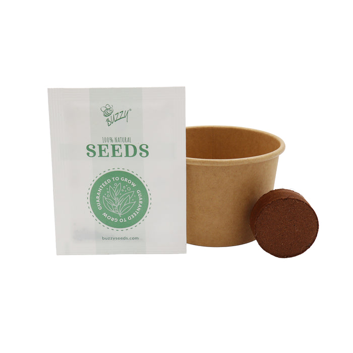 Save The Bees Pollinator Flower Grow Kits | Paper Cups (12 Pack)