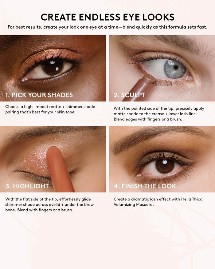 Shadowstix Longwear Eyeshadow Stick — Brownie Badd'r