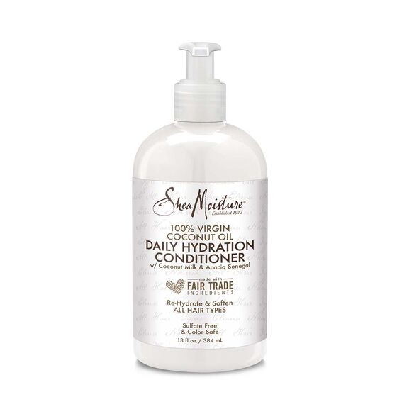 SHEA MOISTURE 100% Virgin Coconut Oil Daily Hydration Conditioner كوندشنر ترطيب الشعر بزيت جوز الهند