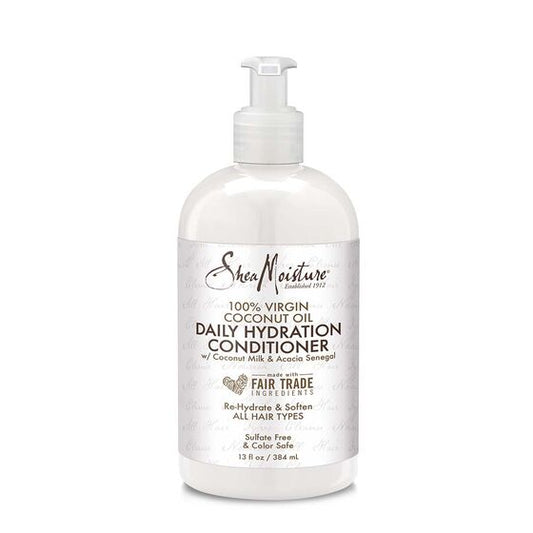 SHEA MOISTURE 100% Virgin Coconut Oil Daily Hydration Conditioner كوندشنر ترطيب الشعر بزيت جوز الهند