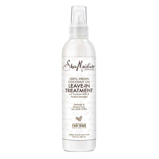 SHEA MOISTURE  100% Virgin Coconut Oil Leave In Treatment ليف ان للشعر