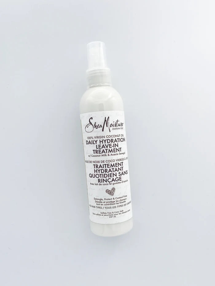 SHEA MOISTURE  100% Virgin Coconut Oil Leave In Treatment ليف ان للشعر