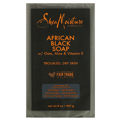 Shea Moisture African Black Soap الصابونة الافريقية السوداء