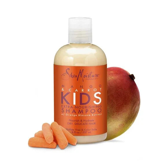 Shea Moisture Mango & Carrot Kids Extra-Nourishing Shampoo شامبو الشعر للاطفال بخلاصة المانجو والجزر