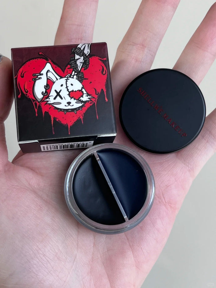 SHELLWE MAKEUP X freya86 PUNK BUNNY Denim Lip Mud 2 Pcs Set T4937