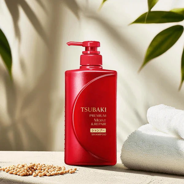 SHISEIDO Tsubaki premium Moist Shampoo شامبو الشعر المرطب من تسوباكي شيسيدو