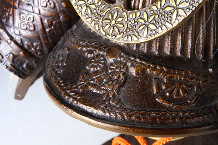 Showa Japanese Samurai Middle Size Helmet  -Takeda Shingen Kabuto- Rare!