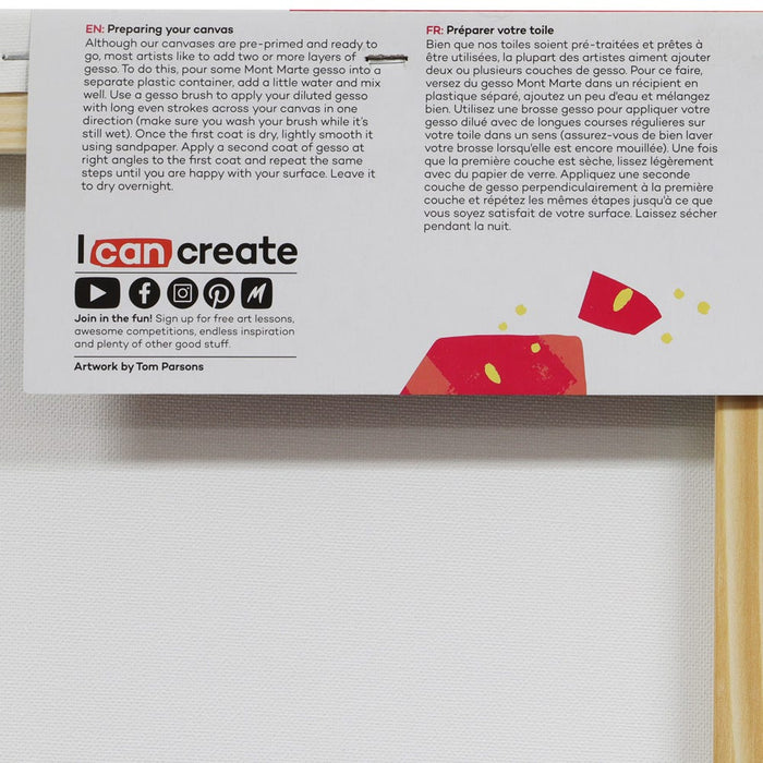 Single Thick Canvas Signature 100 x 120cm (39.3 x 47.2in)