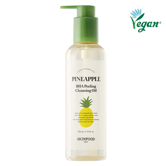 SKINFOOD Pineapple BHA Peeling Cleansing Oil الغسول الزيتي بالأناناس من سكنفود