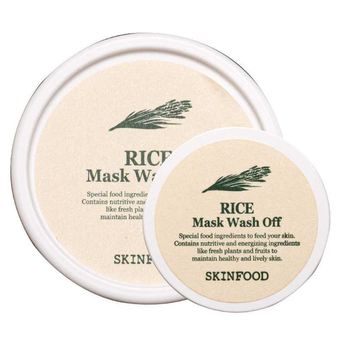 SKINFOOD Rice Wash-Off Face Mask Set [Limited Edition] مجموعه ماسك الرز باصدار محدود