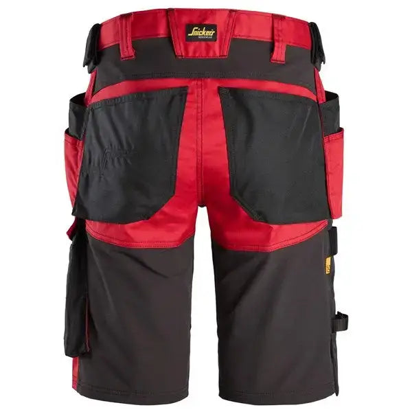 Snickers 6141 allround stretch work shorts holster pockets slim fit