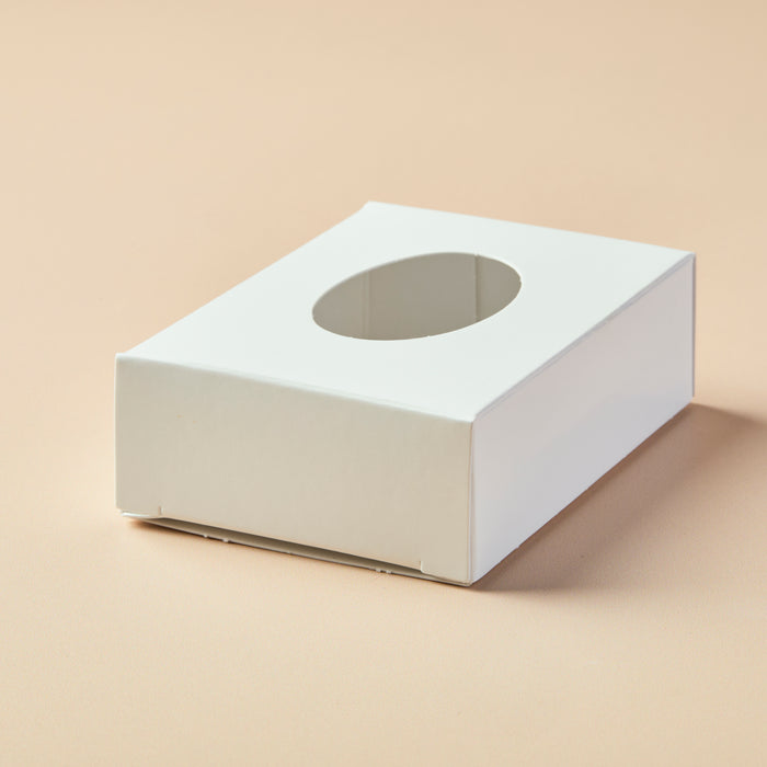 Soap Box - Oval Window (WHITE COLOR)