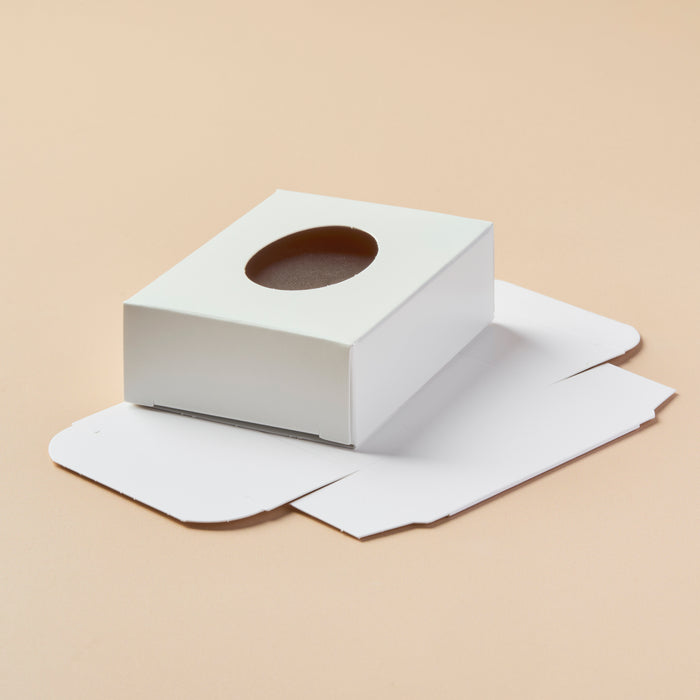 Soap Box - Oval Window (WHITE COLOR) - product detail