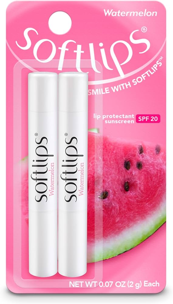 Softlips Watermelon Lip Balm 2-Pack