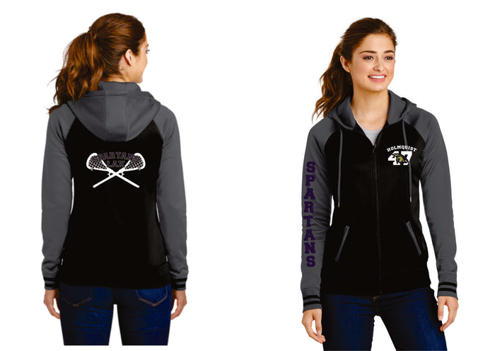 Spartans Ladies Varsity Fleece Hoodie