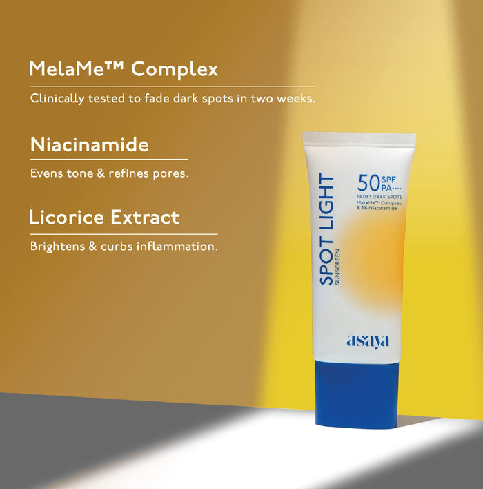 Spot Light Sunscreen SPF 50 PA++++ for Dark Spots & Hyperpigmentation