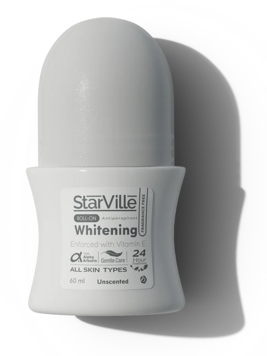 Starville Whitening Roll On Deodorant Fragrance Free 60 Ml