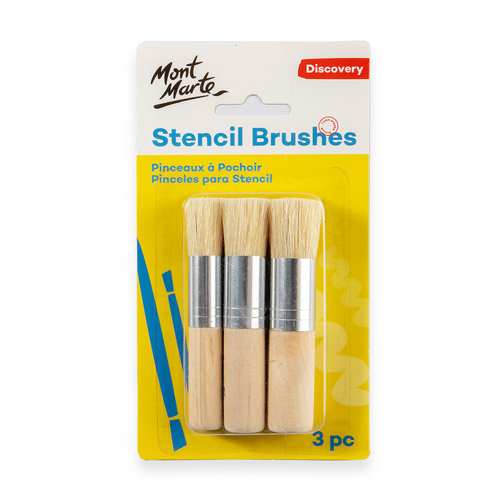 Stencil Brushes Discovery 3pc