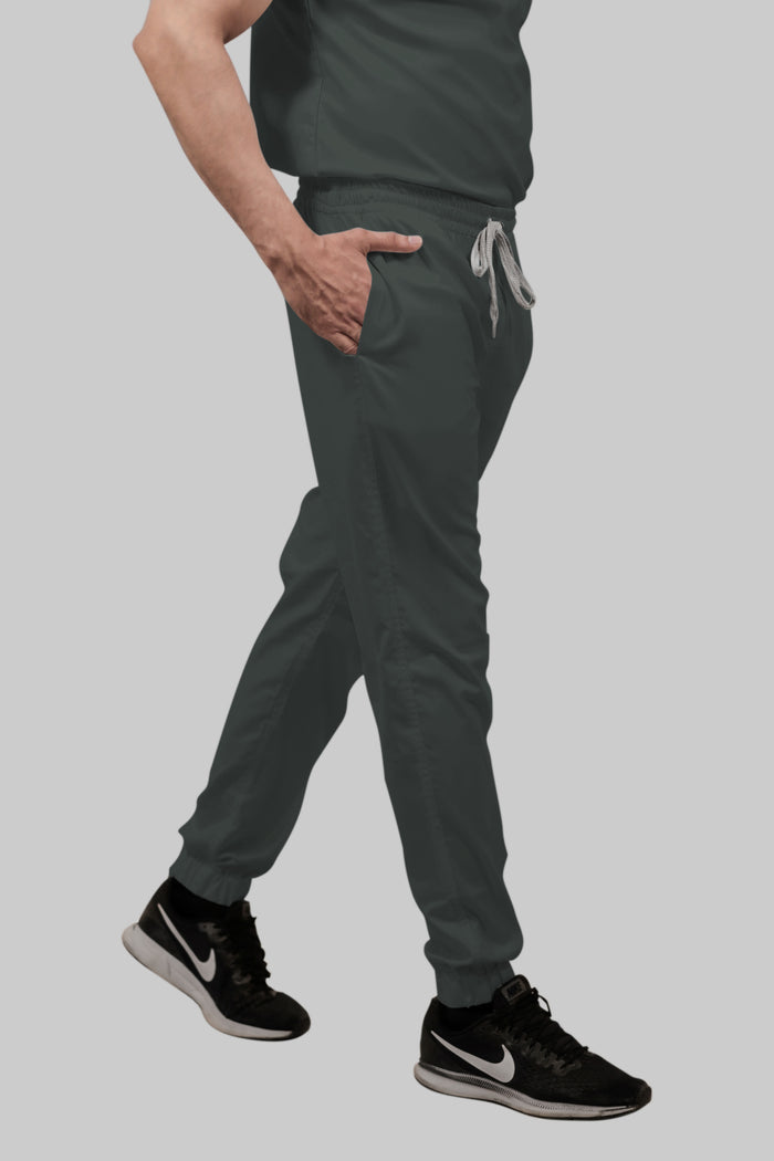 Stretchable (2way) Men Bottle Green Jogger