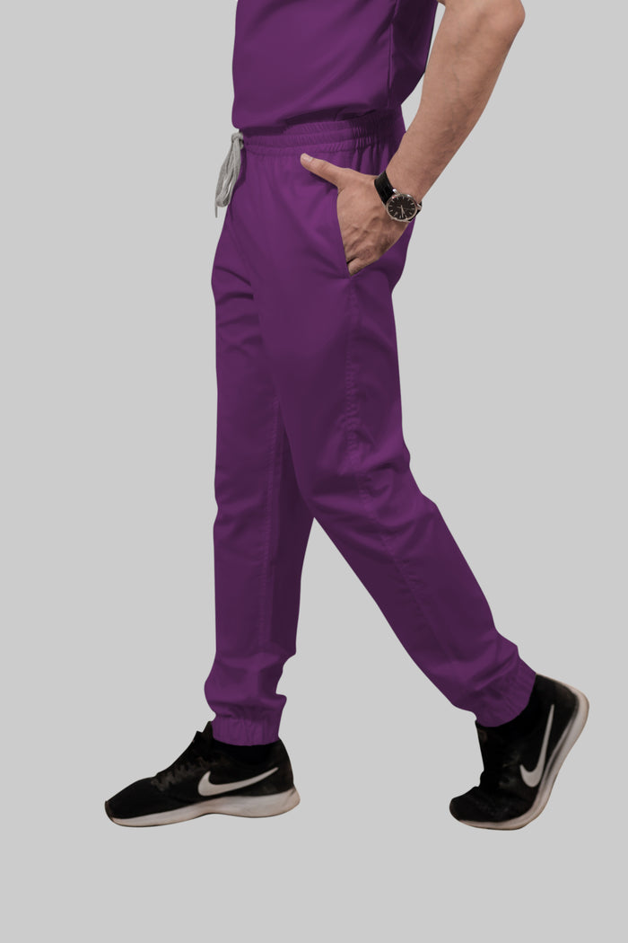 Stretchable (2Way) Men Purple Jogger
