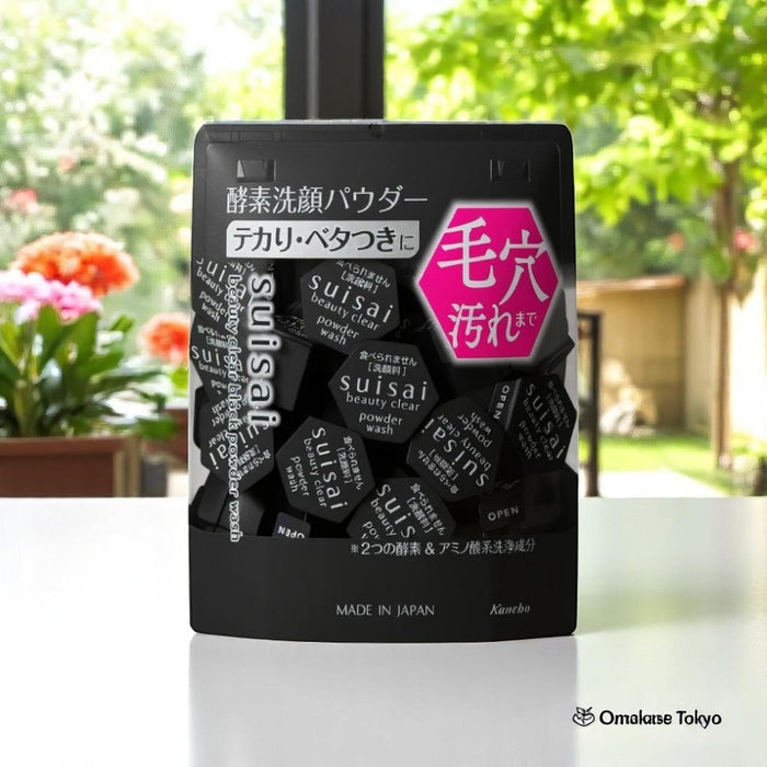 SUISAI Beauty Clear Black Powder Wash 0.4g x 32 Pieces