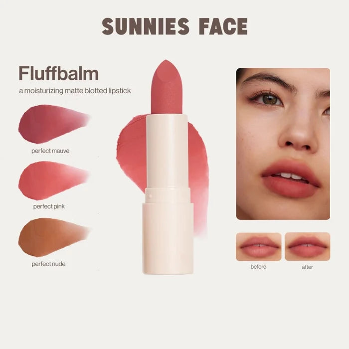 Sunnies Face Fluffbalm [Moisturizing Matte Blotted Lipstick]