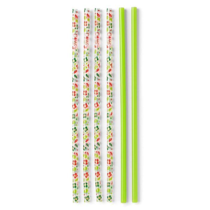 SWIG Jingle Jungle & Lime Tall Straw Set