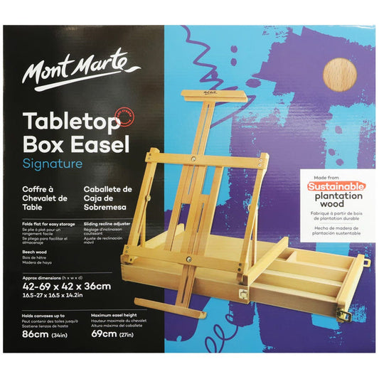 Tabletop Box Easel Signature