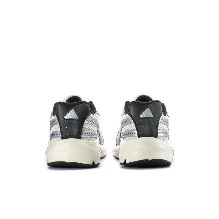Women’s running shoes heel view with black back panels and white midsole