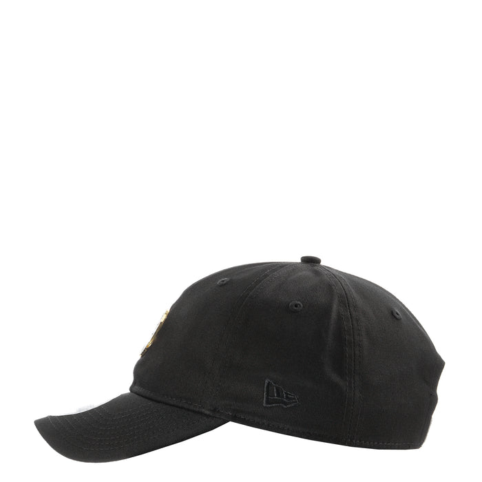 Black baseball cap with small embroidered Texans logo on front side