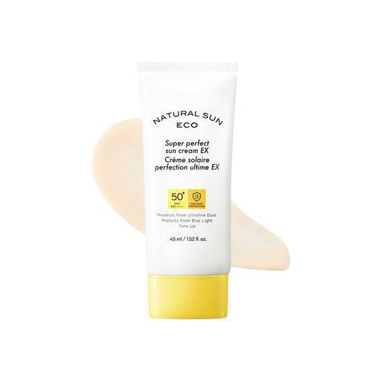 [THE FACE SHOP] Natural Sun Eco Super Perfect Sun Cream EX SPF 50+ PA++++ 45ml - Ballagrio