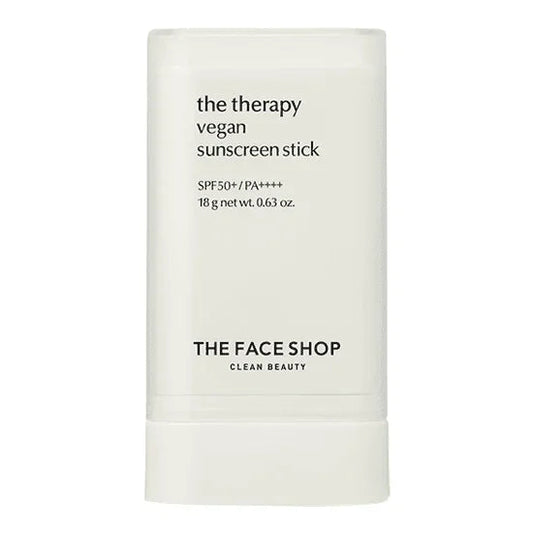 [THE FACE SHOP] The Therapy Vegan Sunscreen Stick SPF 50+ PA++++ 18g - Ballagrio