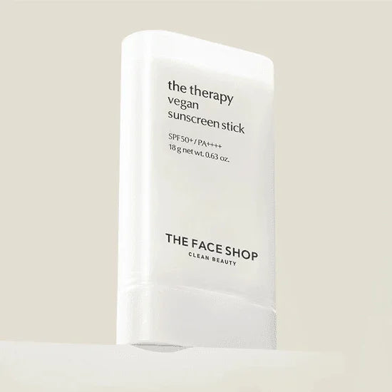 [THE FACE SHOP] The Therapy Vegan Sunscreen Stick SPF 50+ PA++++ 18g - Ballagrio