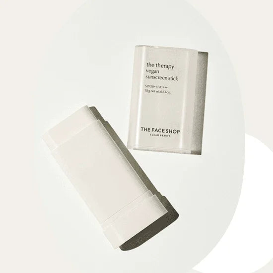 [THE FACE SHOP] The Therapy Vegan Sunscreen Stick SPF 50+ PA++++ 18g - Ballagrio
