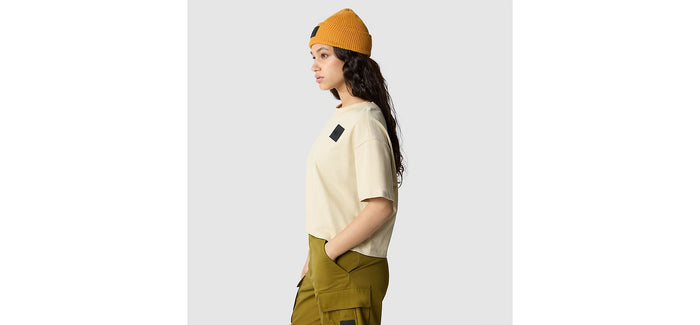 The North Face - W NSE Patch Tee - Gravel-T-shirts-NF0A85823X41
